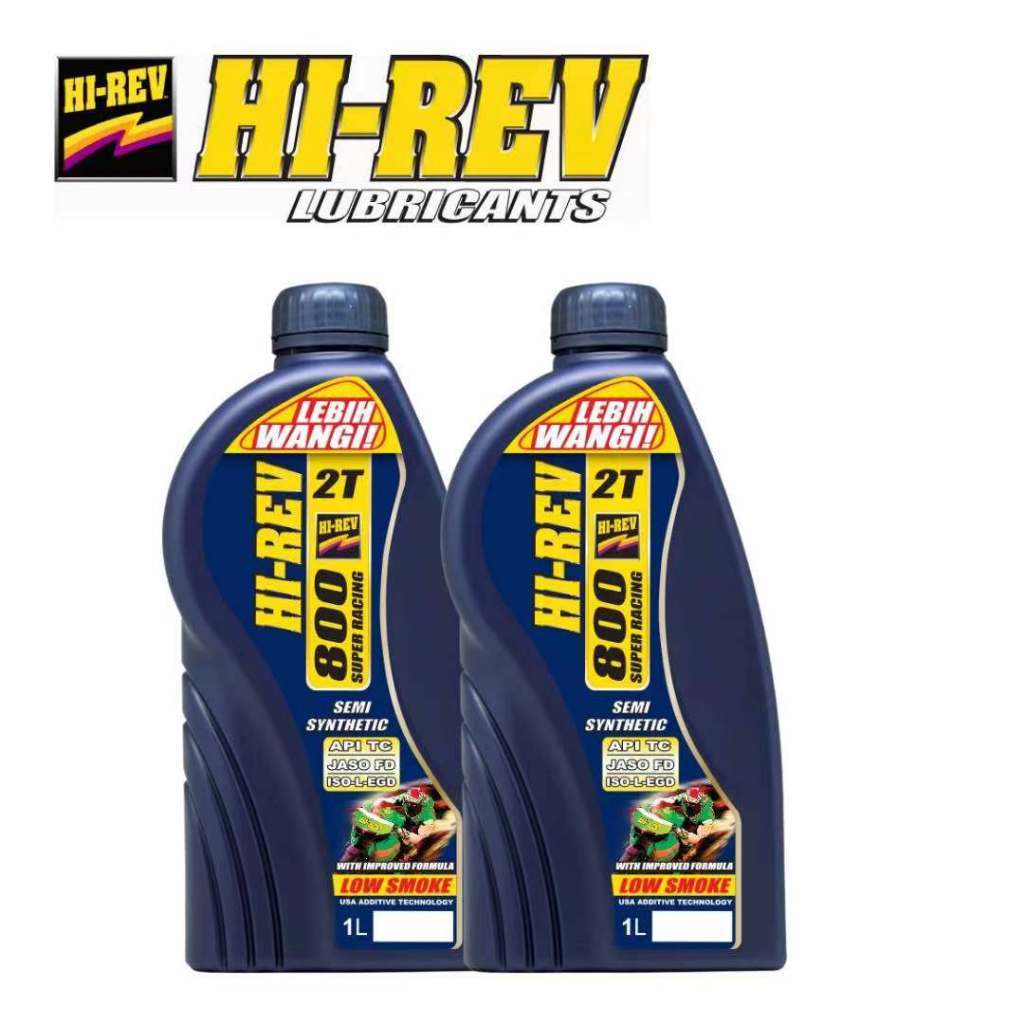 HI-REV 2T 800 SUPER RACING SEMI SYNTHETIC API TC JASO FD - LOW SMOKE ...
