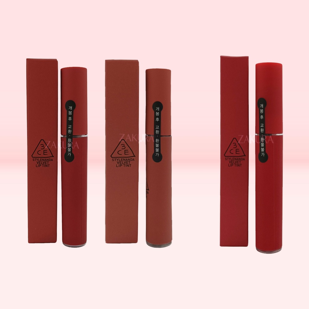 3CE Velvet Lip Tint - Daffodil/Best Ever/Walk N Walk 4g | Shopee Malaysia