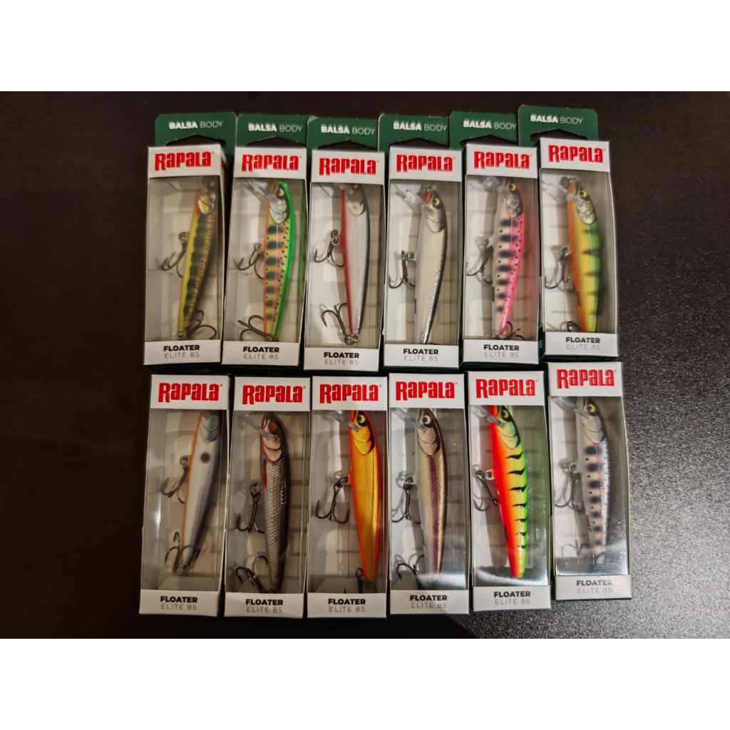 2024 New RAPALA Floater Elite 85 FE85 Floating Minnow Lure Wounded ...