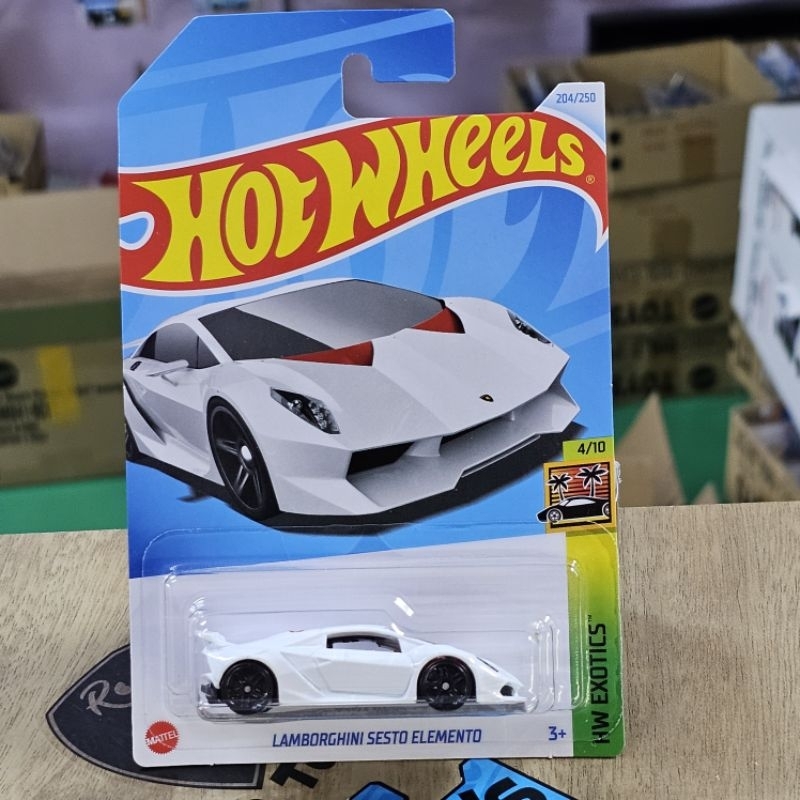 Hot Wheels Lamborghini Sesto Elemento – HW Exotics Serie 4/10, 1:64, Short Card, Mattel 2024