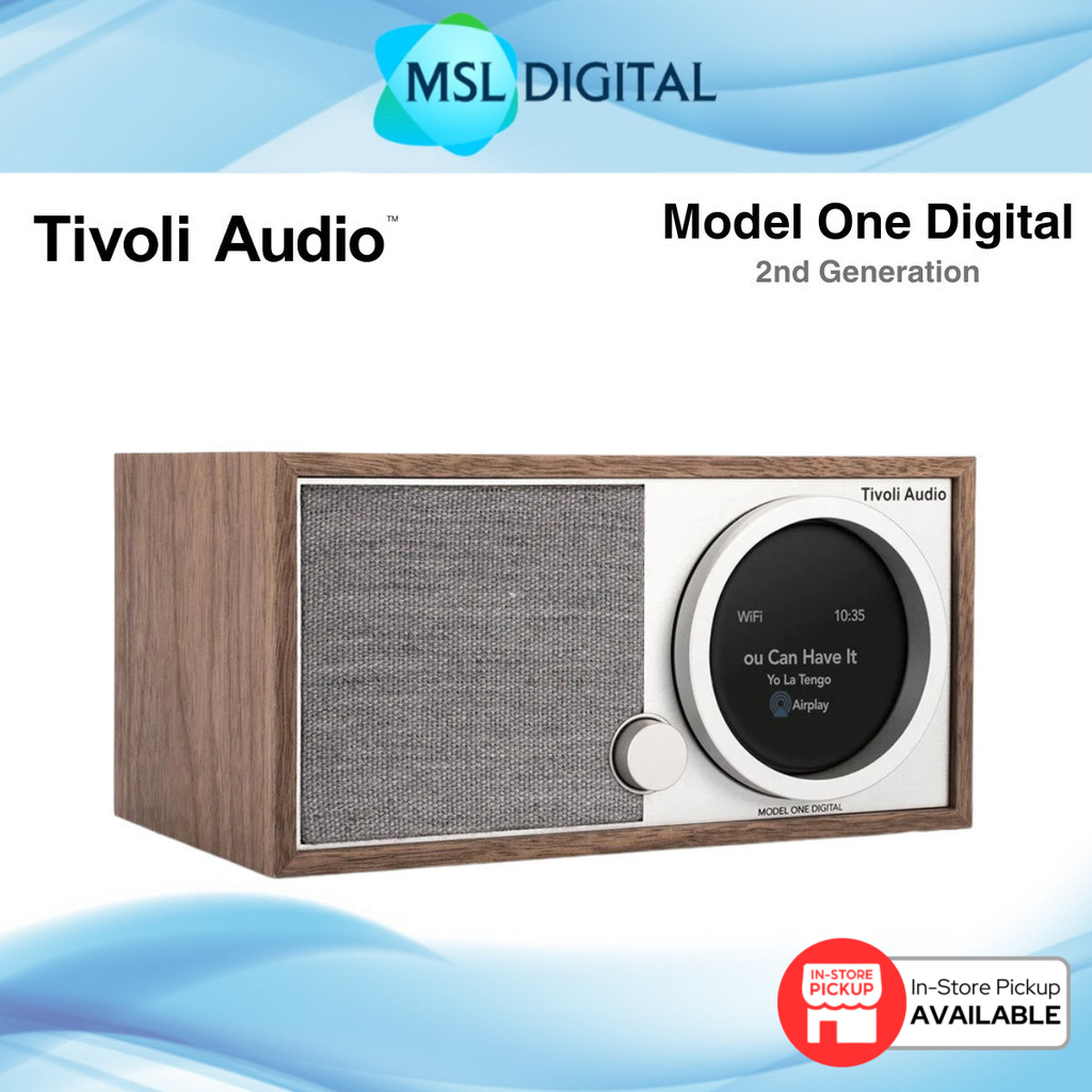 Tivoli Audio Model One Digital Gen 2 – Radio Internet Smart Con Chromecast, AirPlay 2, Bluetooth E FM (Bianco/Grigio) - 4