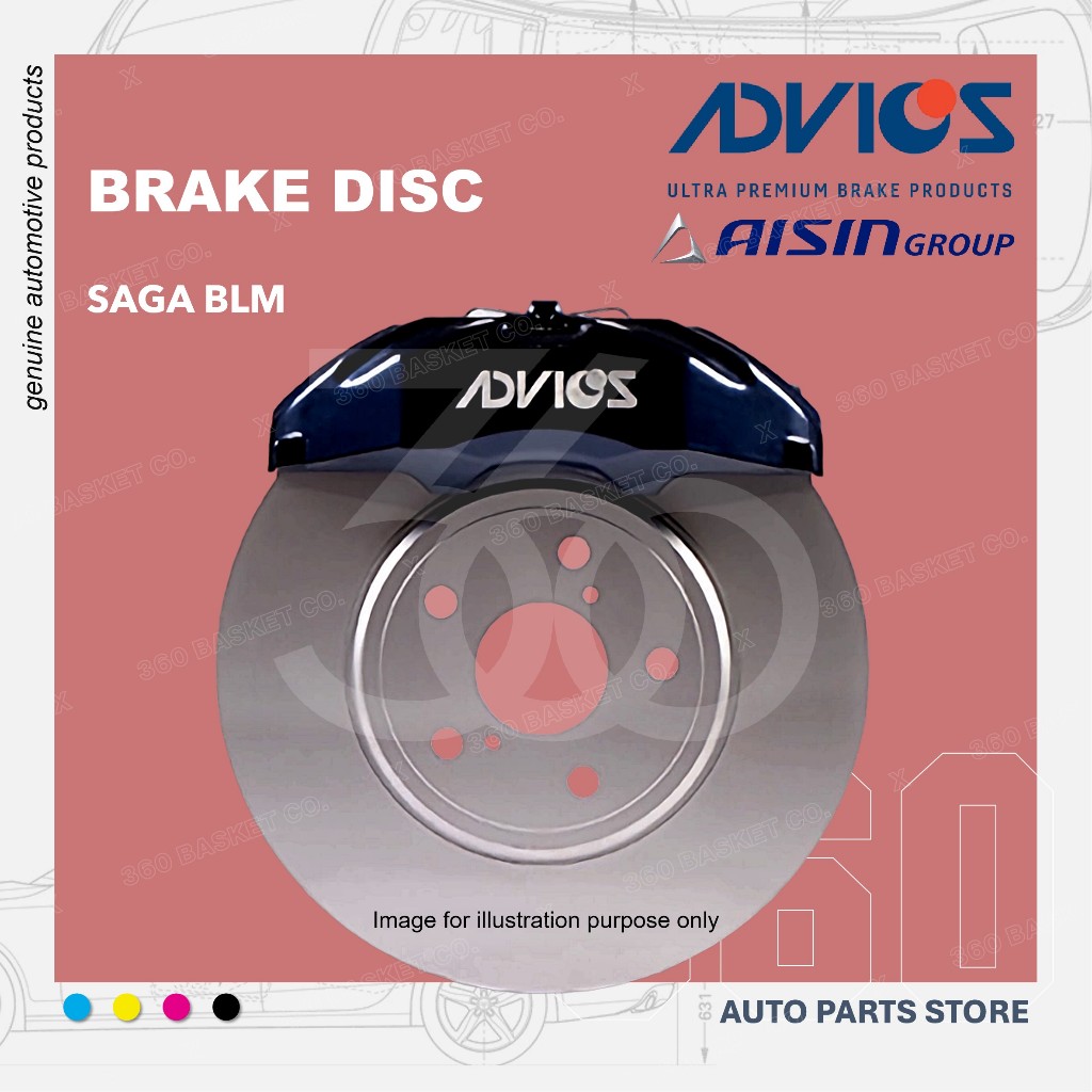 ADVICS Brake Disc Rotor Proton Saga BLM FL FLX | Shopee Malaysia