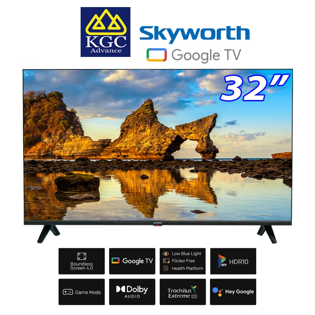 SKYWORTH 32" 32STE6600 HD Google TV | Shopee Malaysia