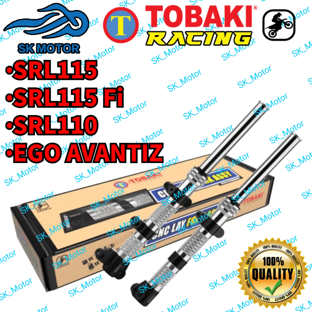 Tobaki Yamaha EGO AVANTIZ LAGENDA SRL 110 SRL 115 SRL 115 FI Z ZR Front CNC Lay Fork Absorber