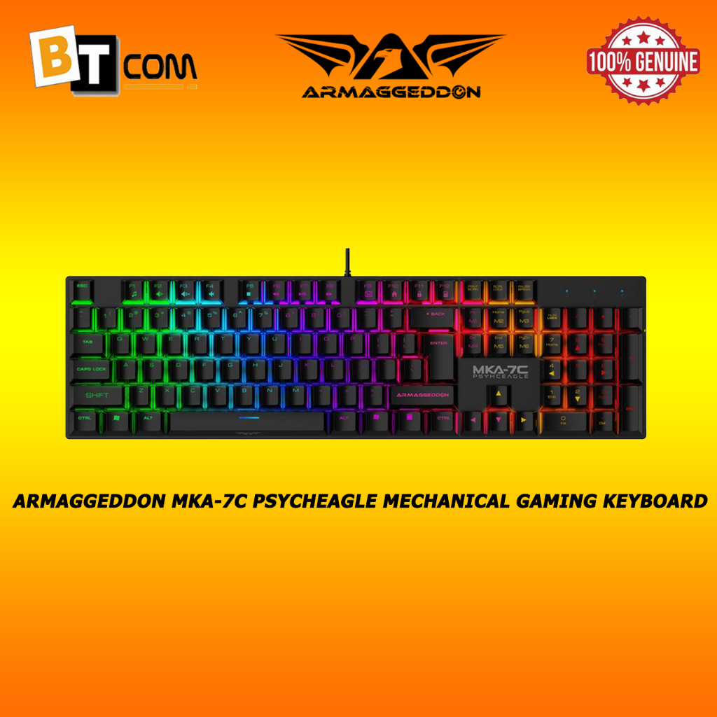 Armaggeddon MKA-7C PSYCHEAGLE Mechanical Gaming Keyboard | Shopee Malaysia