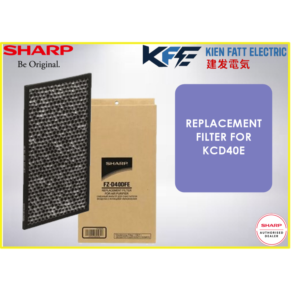 Sharp Replacement Filter FZD40DFE For Air Purifier [ KCD40E ] | Shopee ...