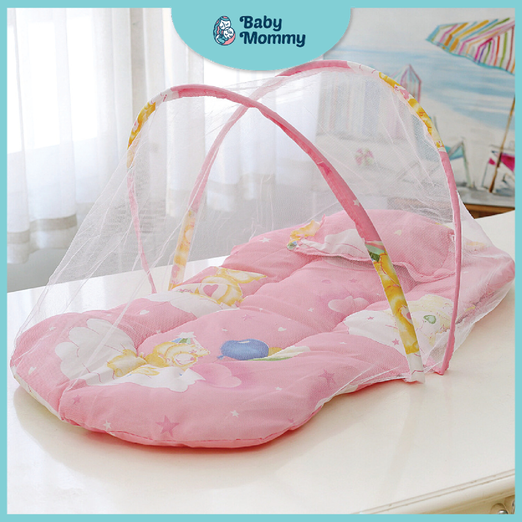 Babymommy Anti Mosquito Net Children Kid Foldable Insect Net Protect Bed Tent Portable Mattress Pillow Shopee Malaysia