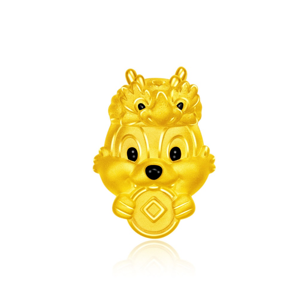 CHOW TAI FOOK Disney Collection 999 Pure Gold Charm- Chipmunks R33521 ...