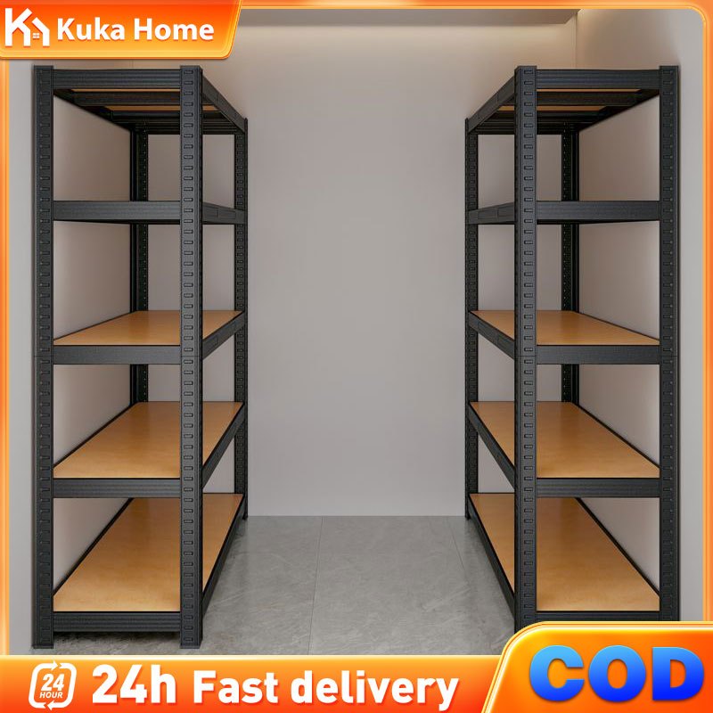 👍4/5 Layers Metal Adjustable Storage rack Boltless Rack warehouse rack ...