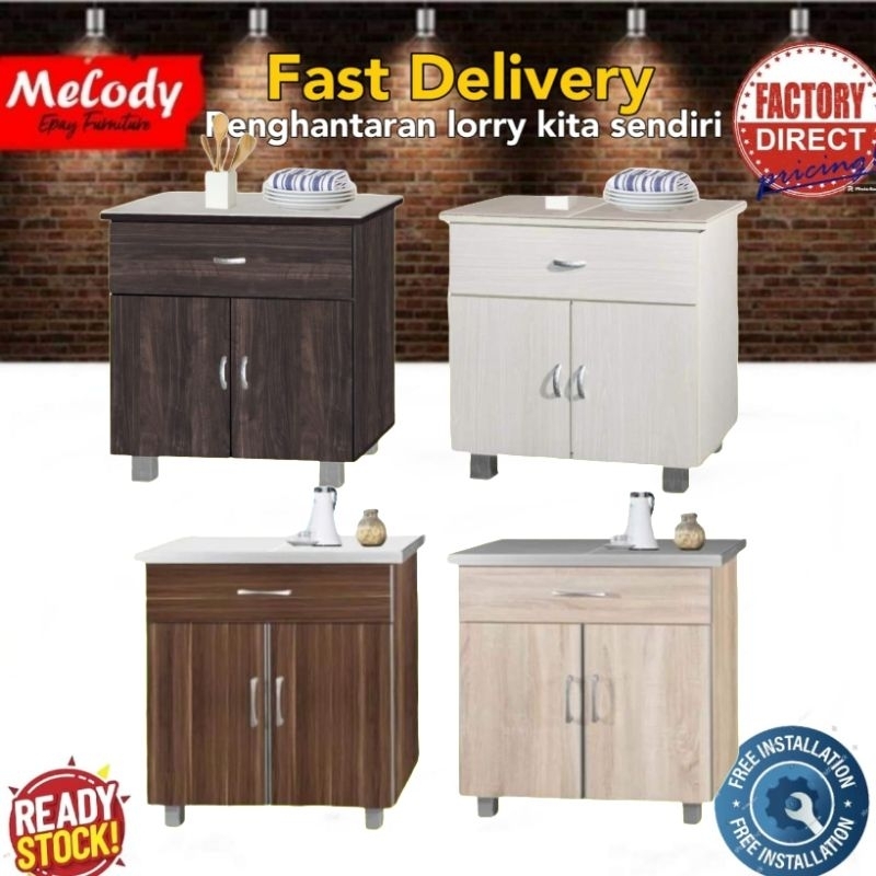Melody ~ 2 Door+1 Drawer KITCHEN Cabinet 3Ft / Low Cabinet / Cabinet ...