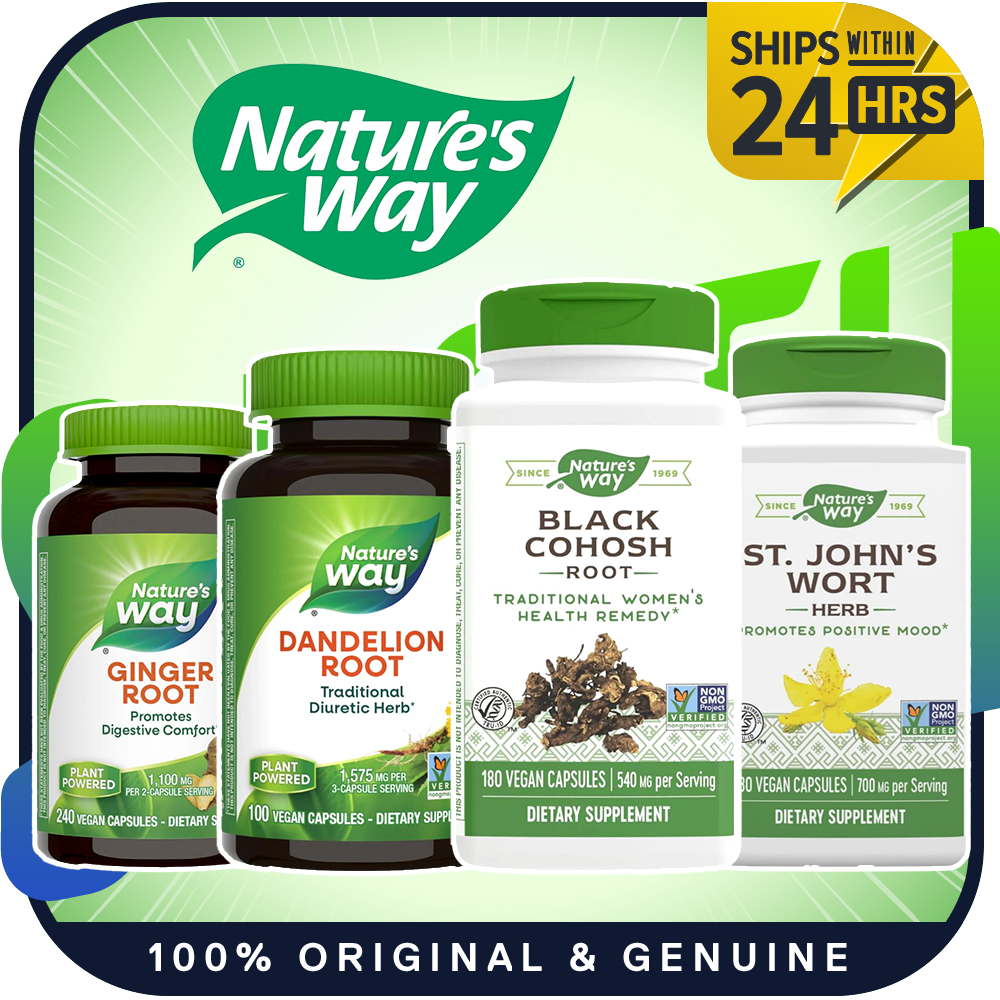 Nature's Way Dandelion Root, Traditional Diuretic Herb Black Cohosh