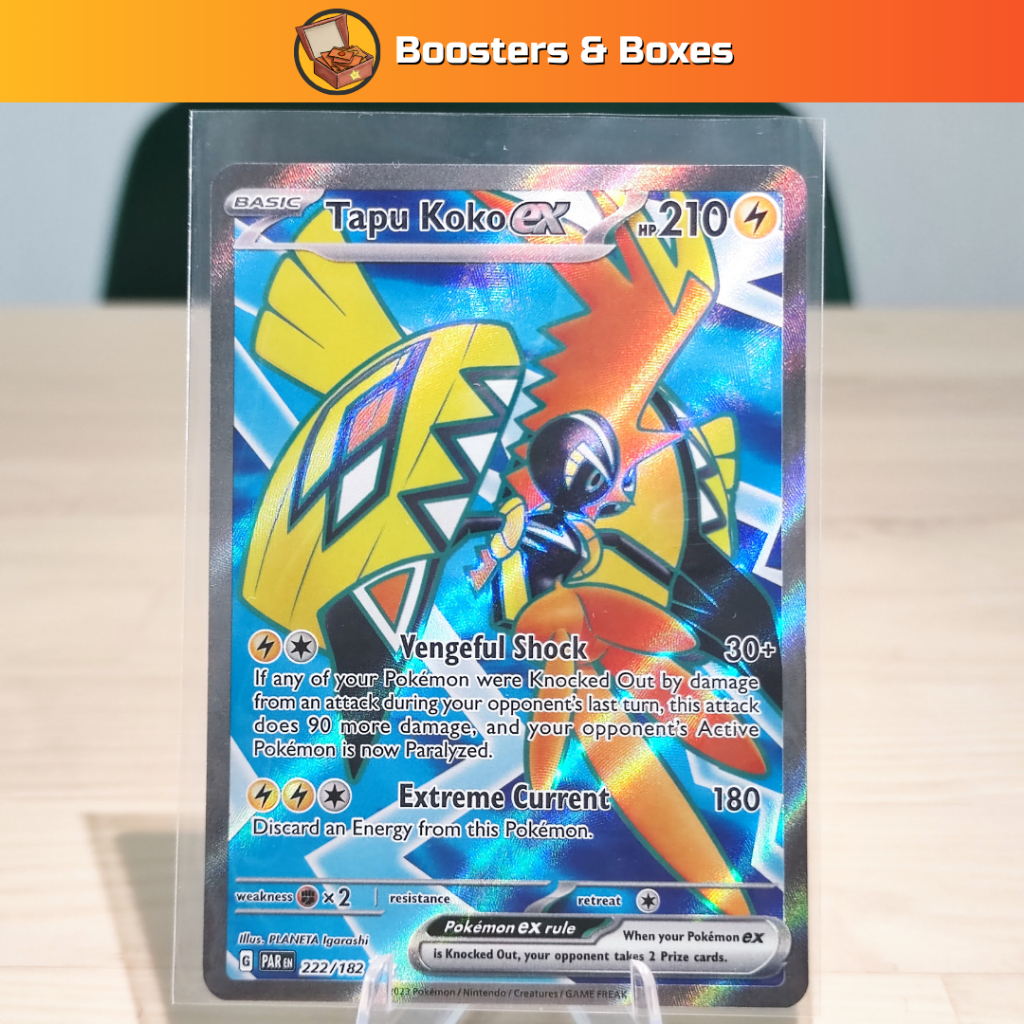 Tapu Koko ex (222/182) [Scarlet & Violet: Paradox Rift] | Shopee Malaysia