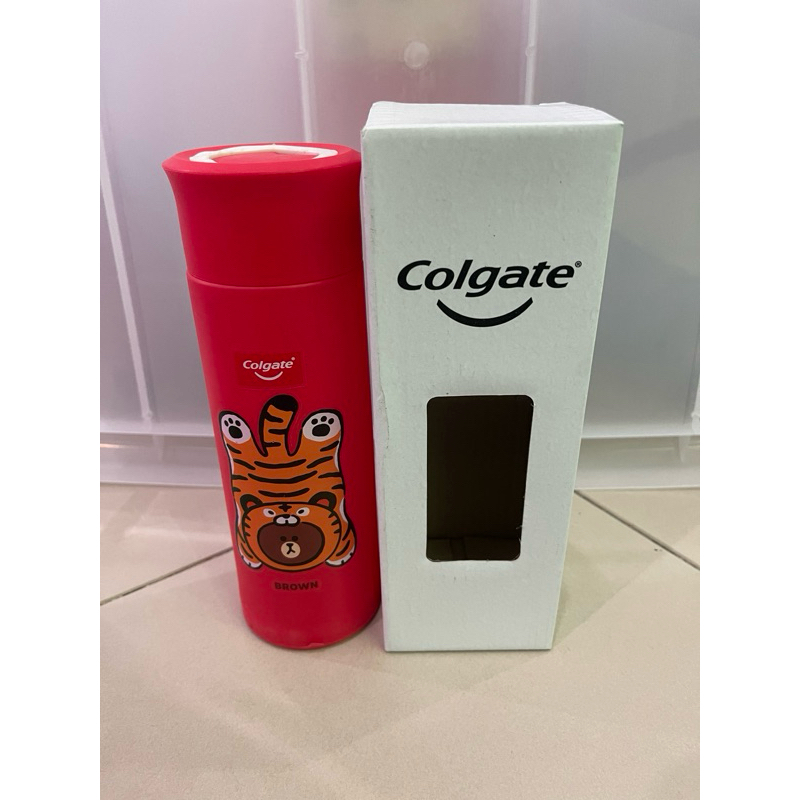 Colgate Line Friends Botol Kaca (Brown) | Shopee Malaysia