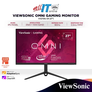 ViewSonic VX2728J-2K 27” 2K QHD Fast IPS Gaming Monitor | 180Hz | HDR10 | AMD FreeSync Premium | 1440p