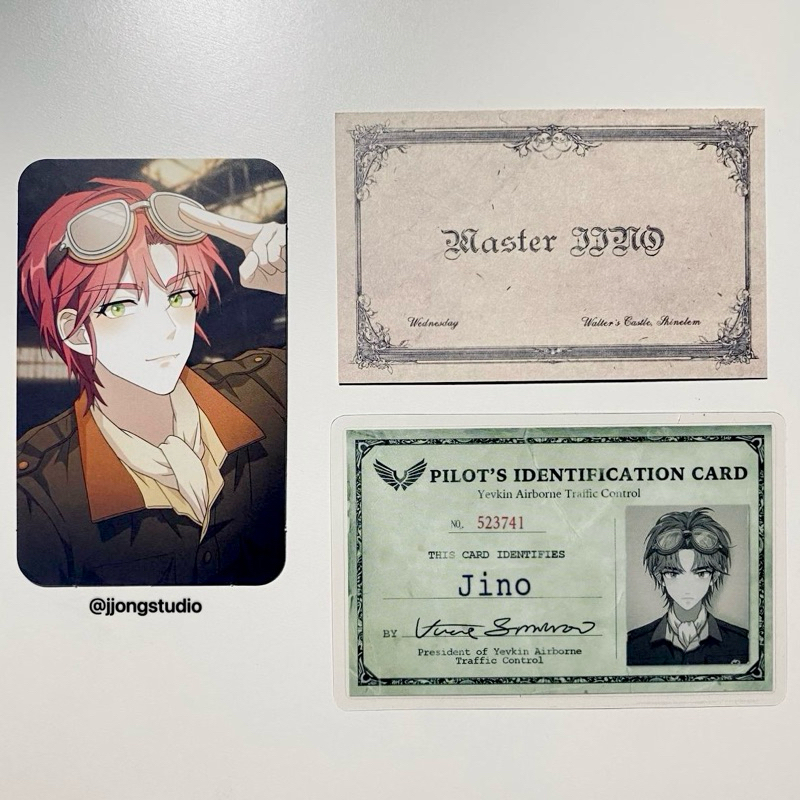 Enhypen Jake Jino Dark Moon Memorabilia Photocard Set