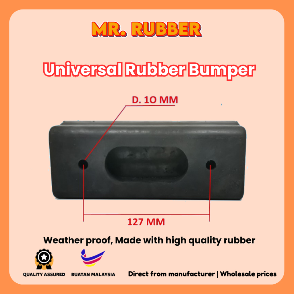 Universal Rubber Bumper Dock Wall Bumper Guards Accessories Trailers ...