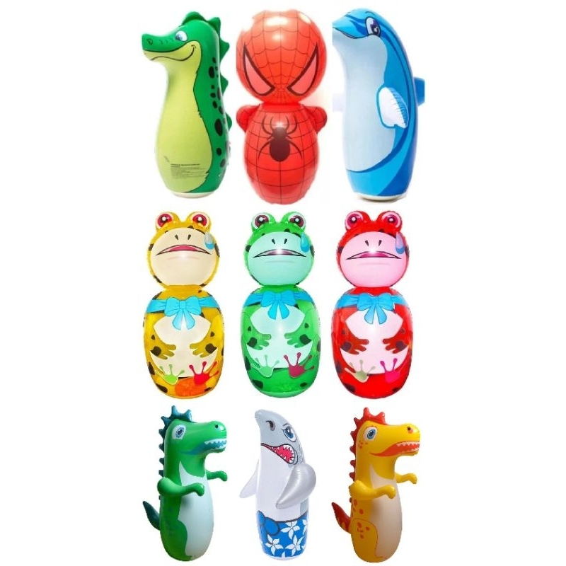 90CM KIDS INFLATABLE BOXER 3D BOXING PUNCHING TUMBLER PUNCH BOG BAG ...