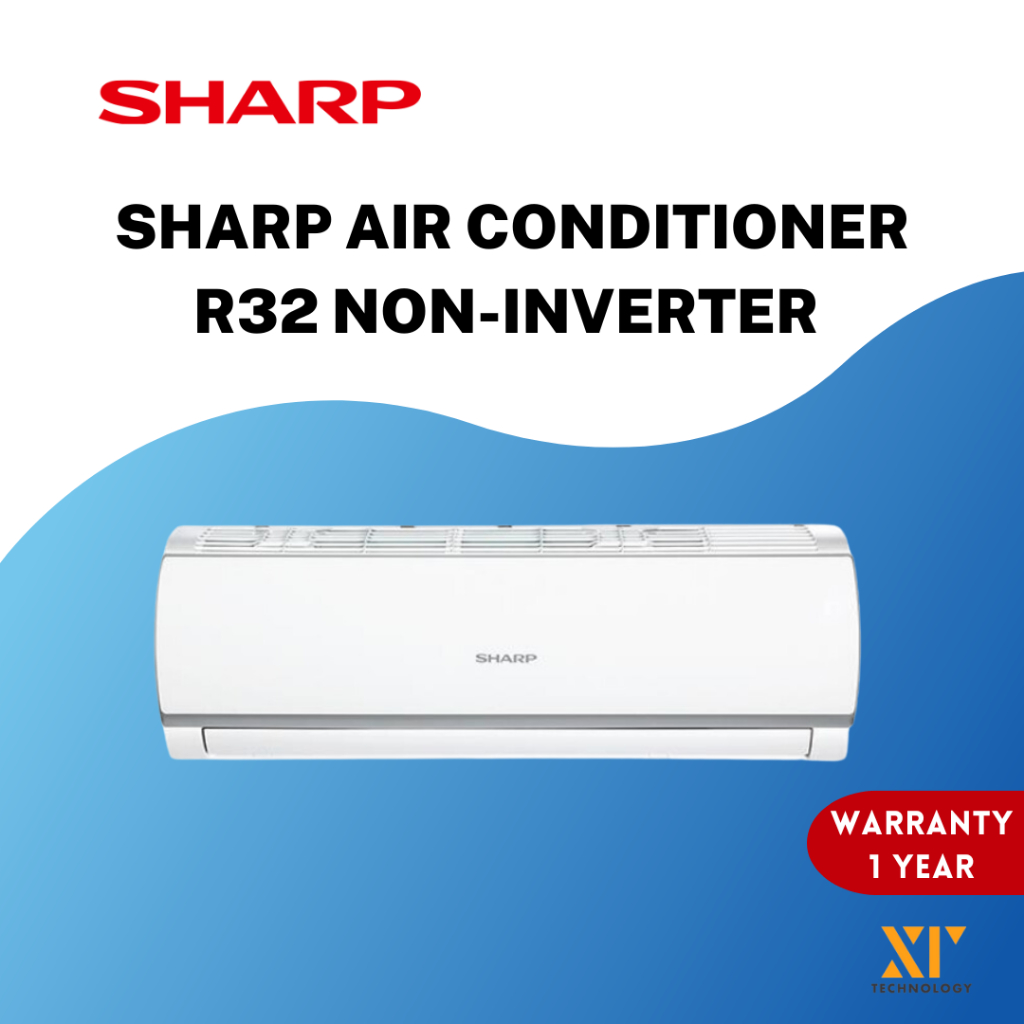SHARP AIR CONDITIONER R32 NON-INVERTER (AH/AU-A9WCD2) (AH/AU-A12WCD2 ...
