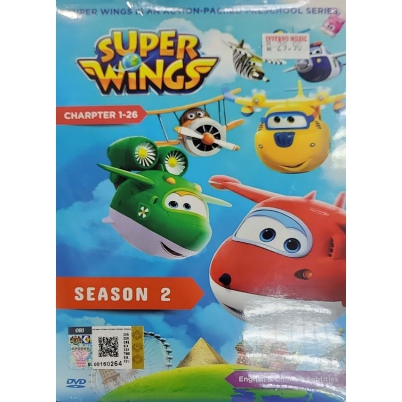 Super Wings - Season 2 Chapter 1-26 (DVD) | Shopee Malaysia