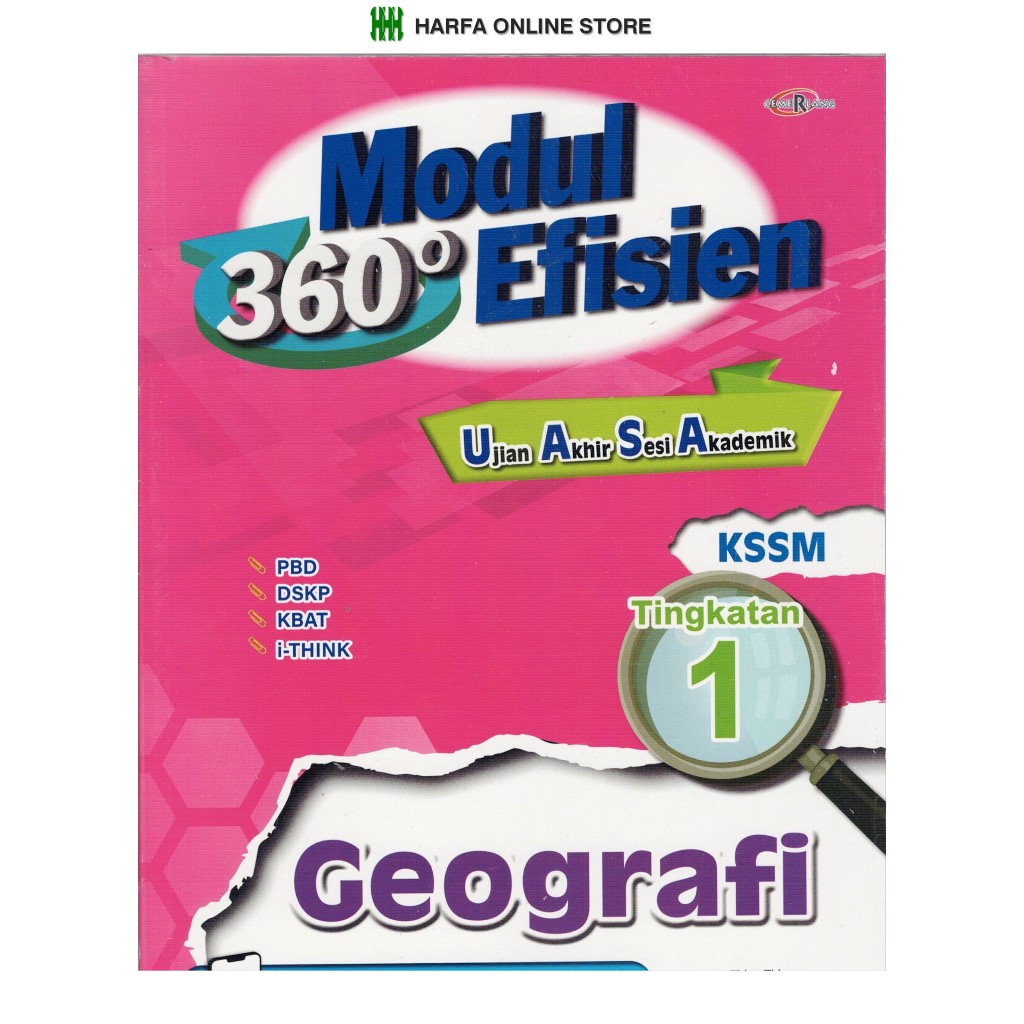 Buku Latihan Modul 360 Efisien Geografi Uasa Tingkatan 1 Kssm