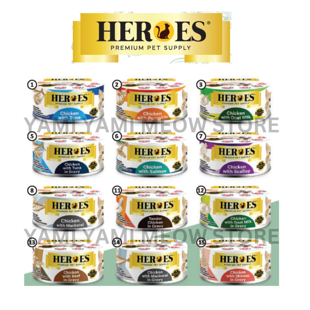 Fresh Look at 75G Heroes Chicken Based Cat Tin Food Gravy