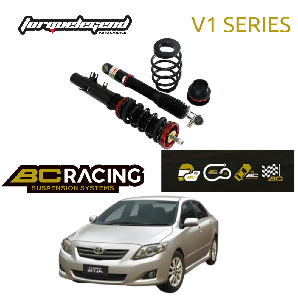 BC Racing V1 Type Toyota Altis/Corolla ZRE142/AZE141 Coilover ...