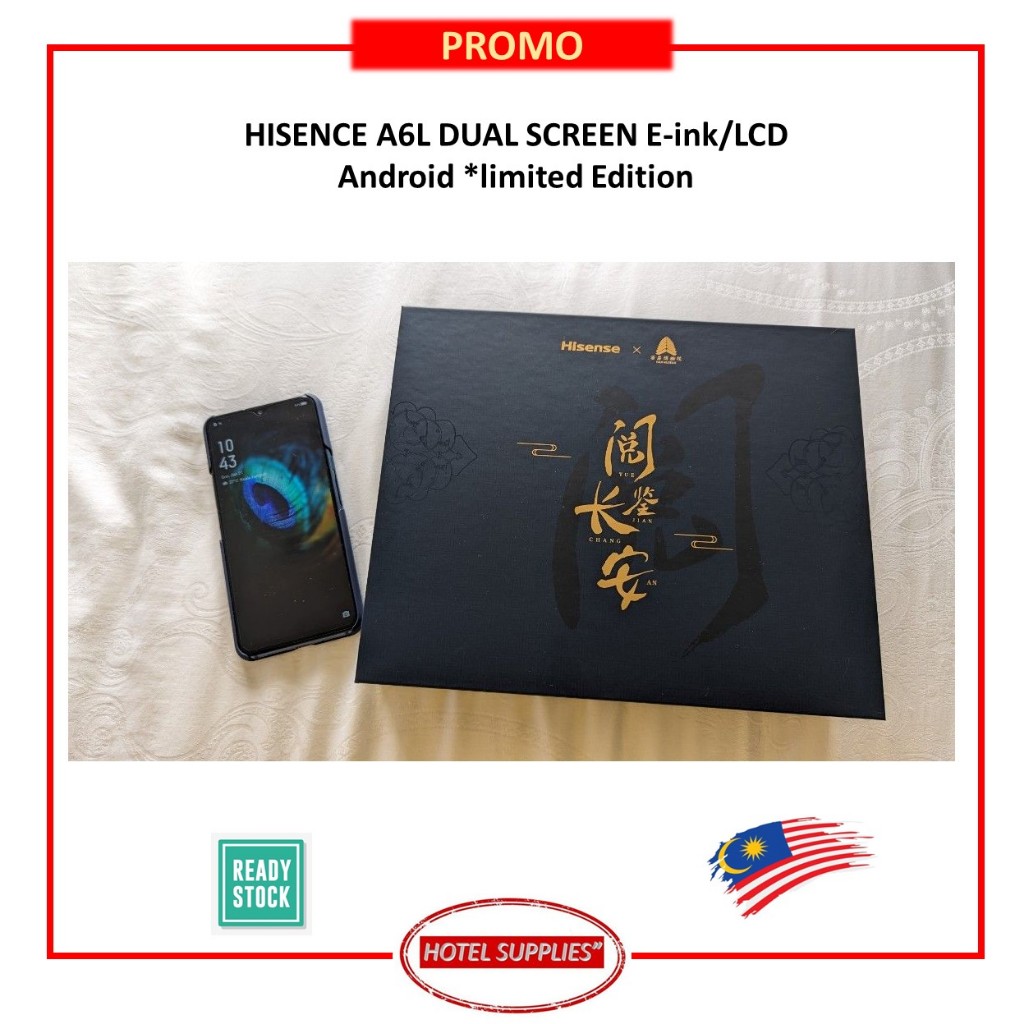 [PROMO] HISENSE A6L DUAL SCREEN E-INK/LCD (ANDROID) | Shopee Malaysia