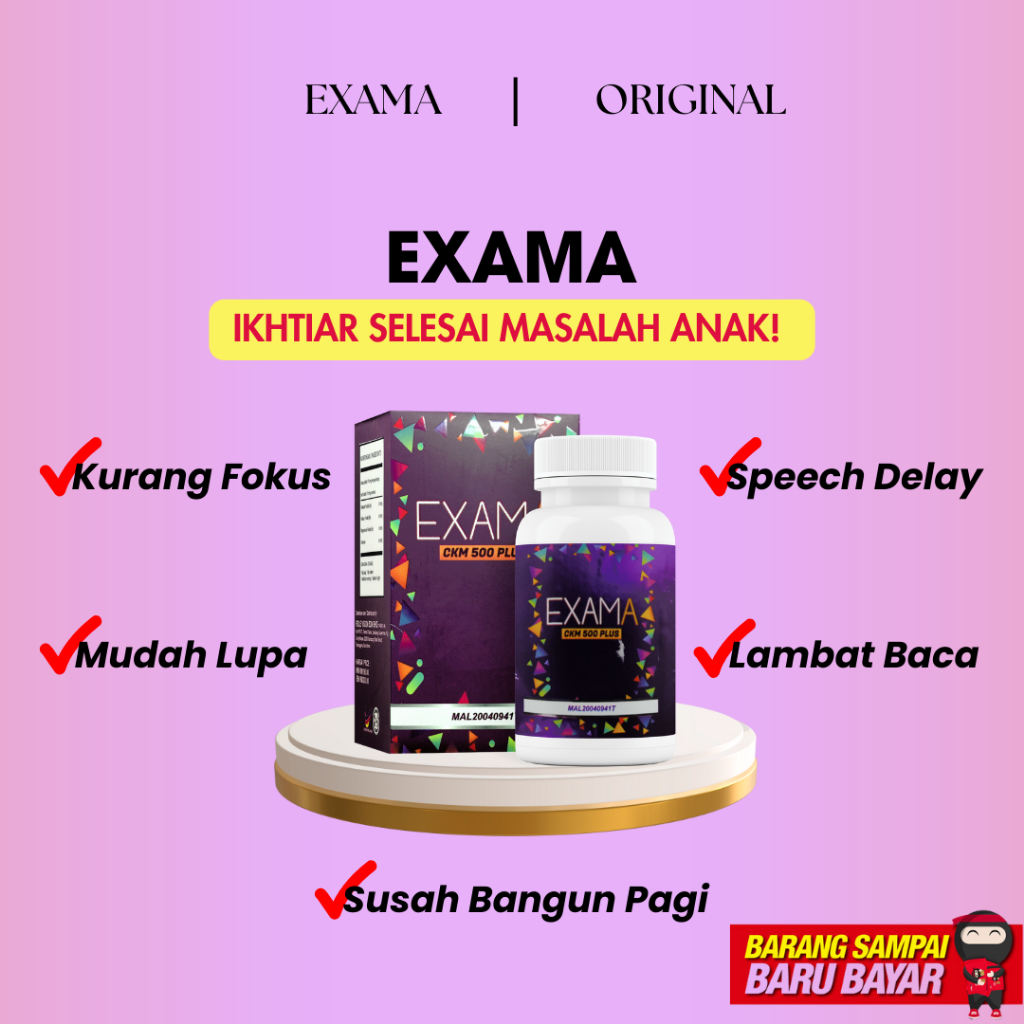 [EXAMA ORIGINAL 100%] EXAMA VITAMIN MINDA HQ | Shopee Malaysia