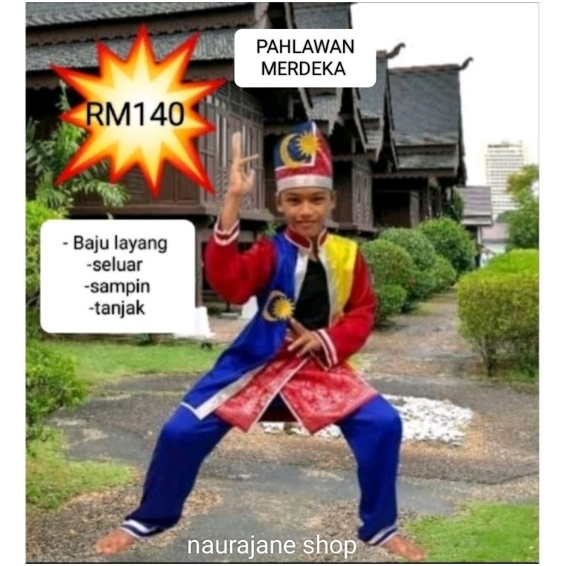 PAHLAWAN MERDEKA. BAJU MERDEKA | Shopee Malaysia