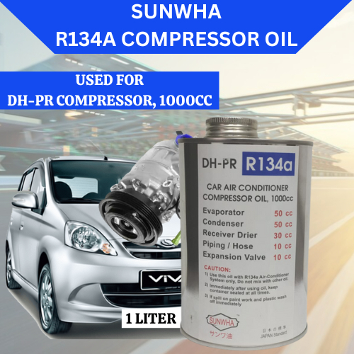 𝗦𝗨𝗡𝗪𝗛𝗔 𝗖𝗔𝗥 𝗔𝗜𝗥 𝗖𝗢𝗡𝗗𝗜𝗧𝗜𝗢𝗡𝗘𝗥 𝗖𝗢𝗠𝗣𝗥𝗘𝗦𝗦𝗢𝗥 𝗢𝗜𝗟 (𝗗𝗛𝗣𝗥 𝗥134𝗮) 𝗙𝗢𝗥 1000