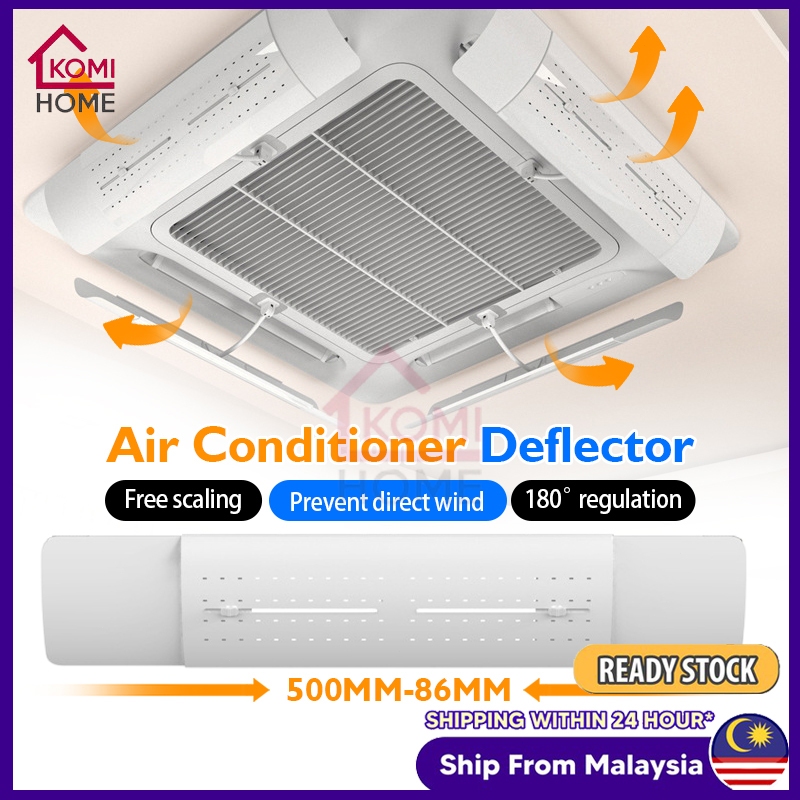 Komihome Adjustable Air Conditioner Aircon Windshield Prevent Direct ...