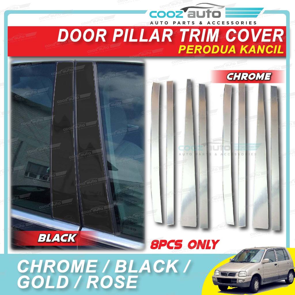 Perodua Kancil Chrome Door Window Pillar Trim Cover Gold Rose Gold ...