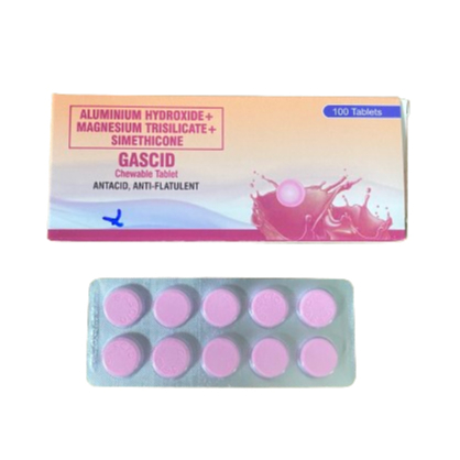 (KKM Approved) Gascid Tablets 10’s - Wind/Flatulent/ Angin dan Gastrik ...