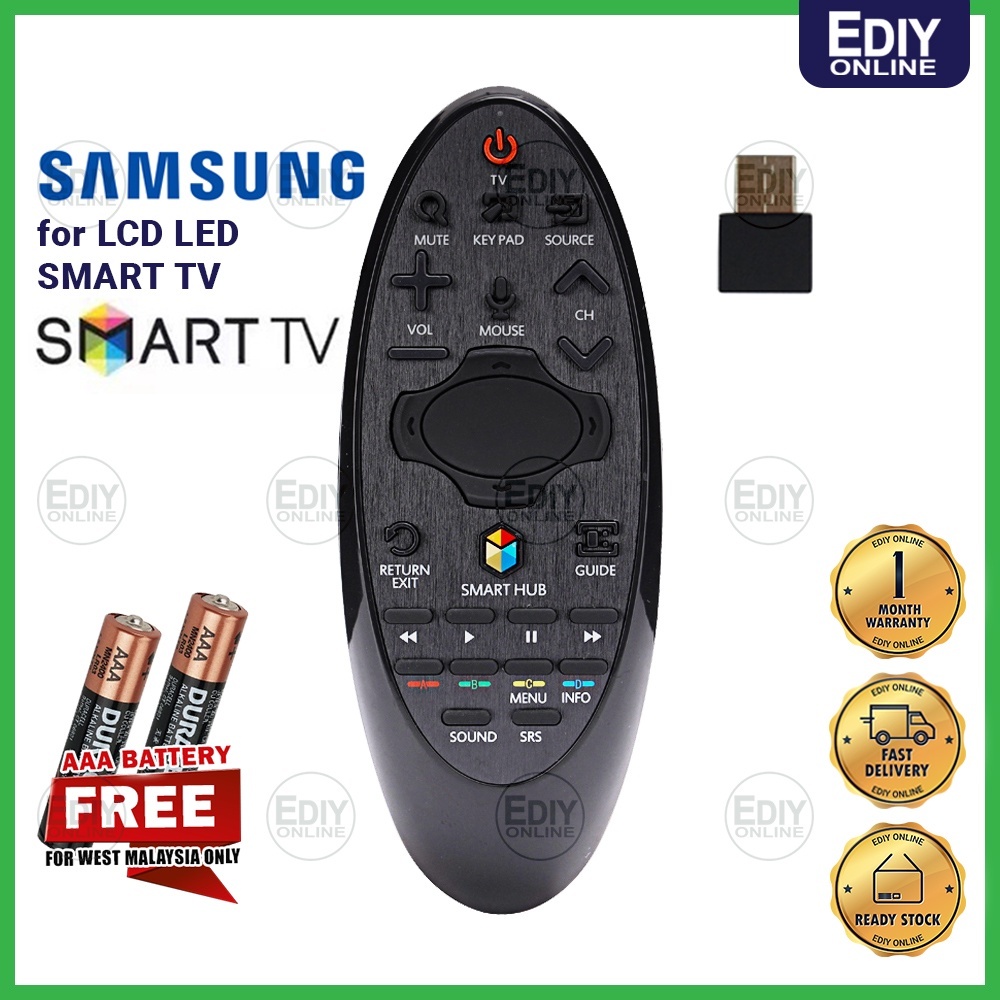 【𝐅𝐑𝐄𝐄 𝐁𝐀𝐓𝐓𝐄𝐑𝐘 𝐀𝐀𝐀 𝐗𝟐】 SR-7557 UNIVERSAL SAMSUNG SMART TV LCD LED MAGIC ...