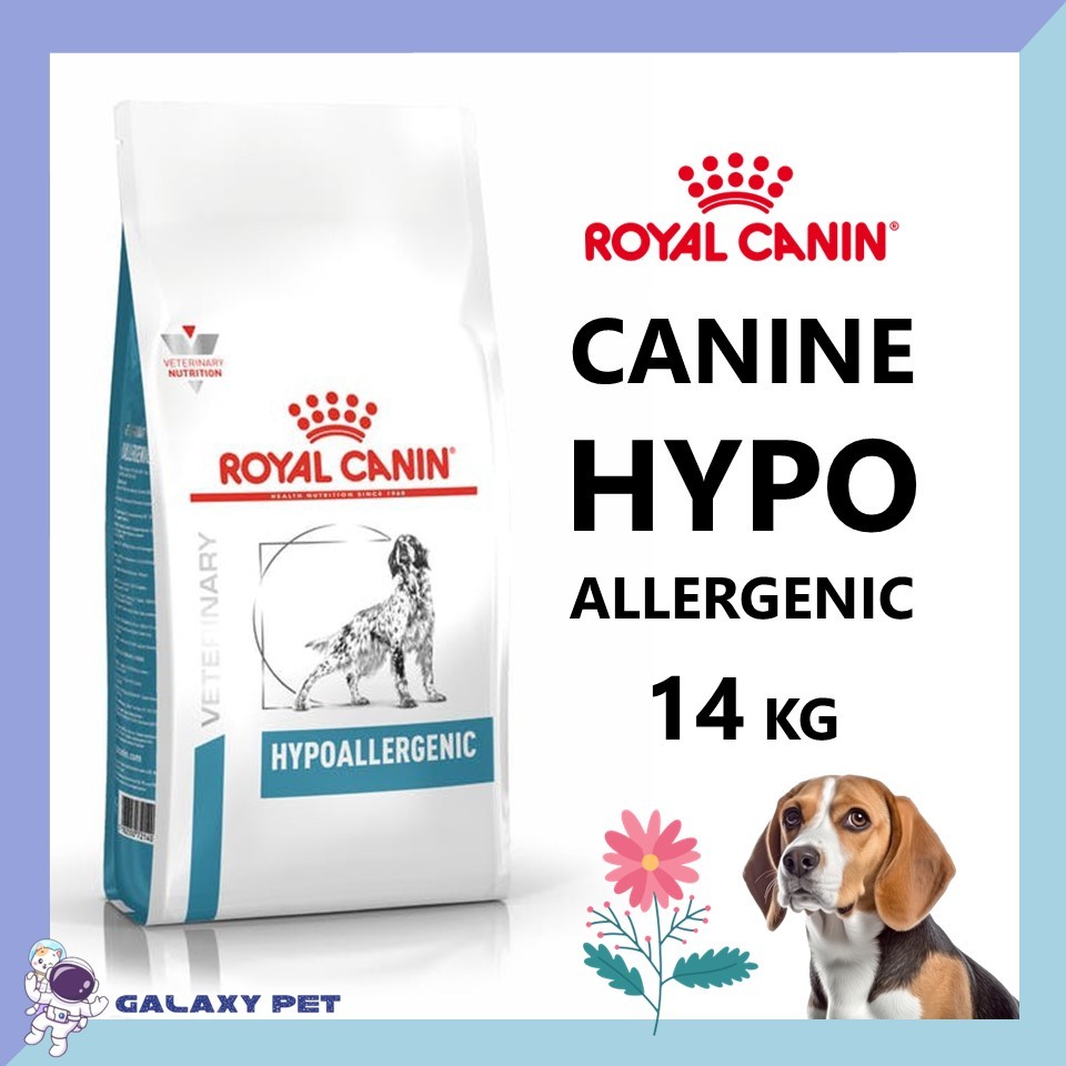 Royal canin veterinary hypoallergenic dry dog food 14kg sales