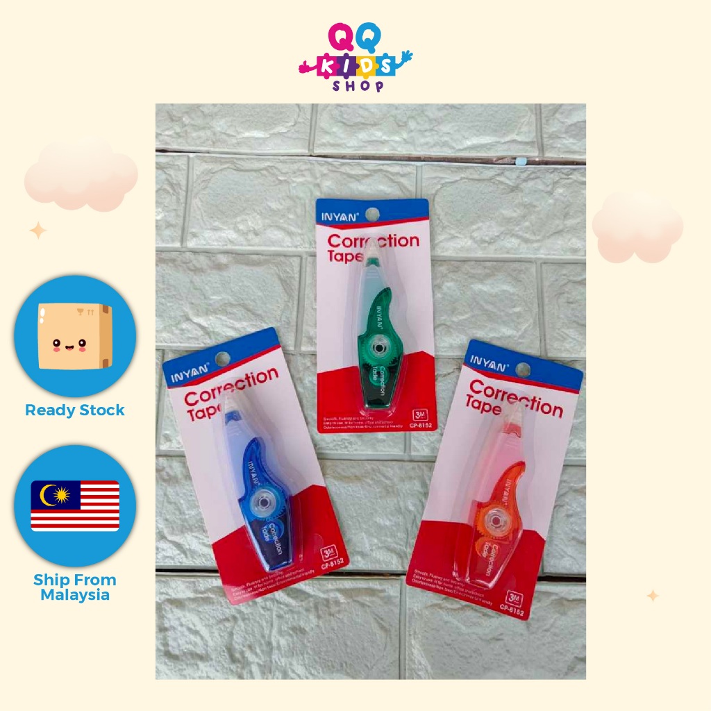 Inyan Correction Tape Stationery 修正带 | Shopee Malaysia