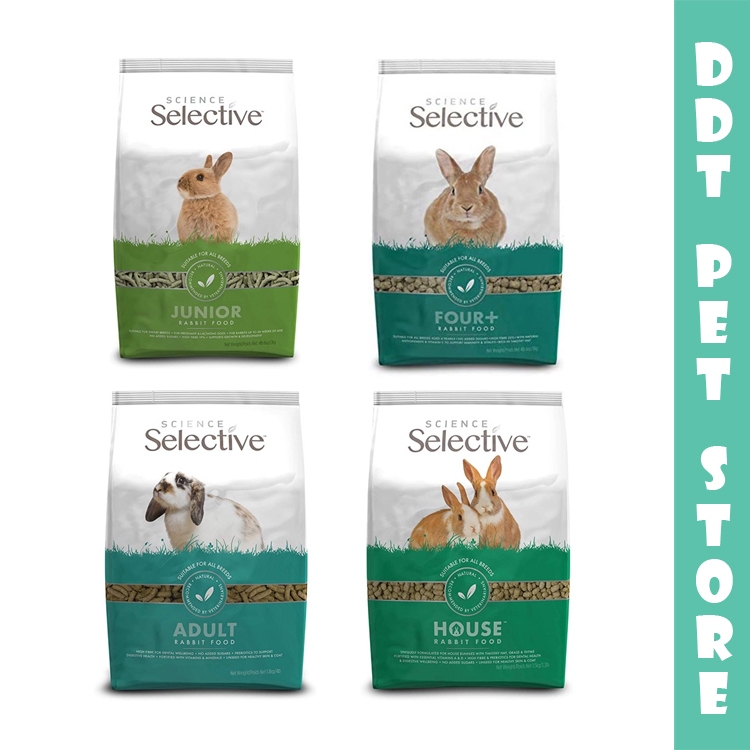 SCIENCE SELECTIVE Rabbit Food 4lb (1.8kg) Adult / House Rabbit / Junior ...