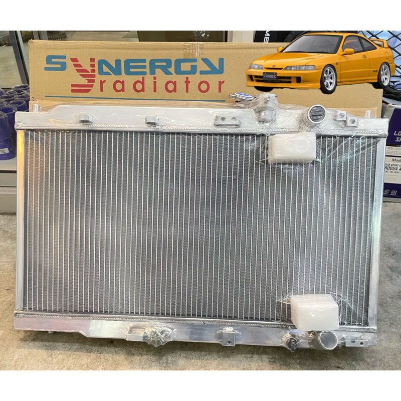 SYNERGY FULL ALUMINIUM RADIATOR HONDA INTEGRA DC2 MT 2ROWS DOUBLE ...
