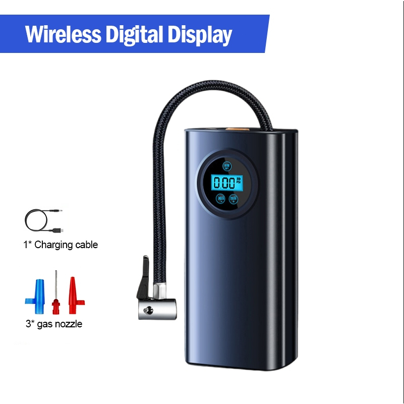 Portable USB wireless Car Tyre Inflator Tyre Pressure Pump Car Air Pump ...