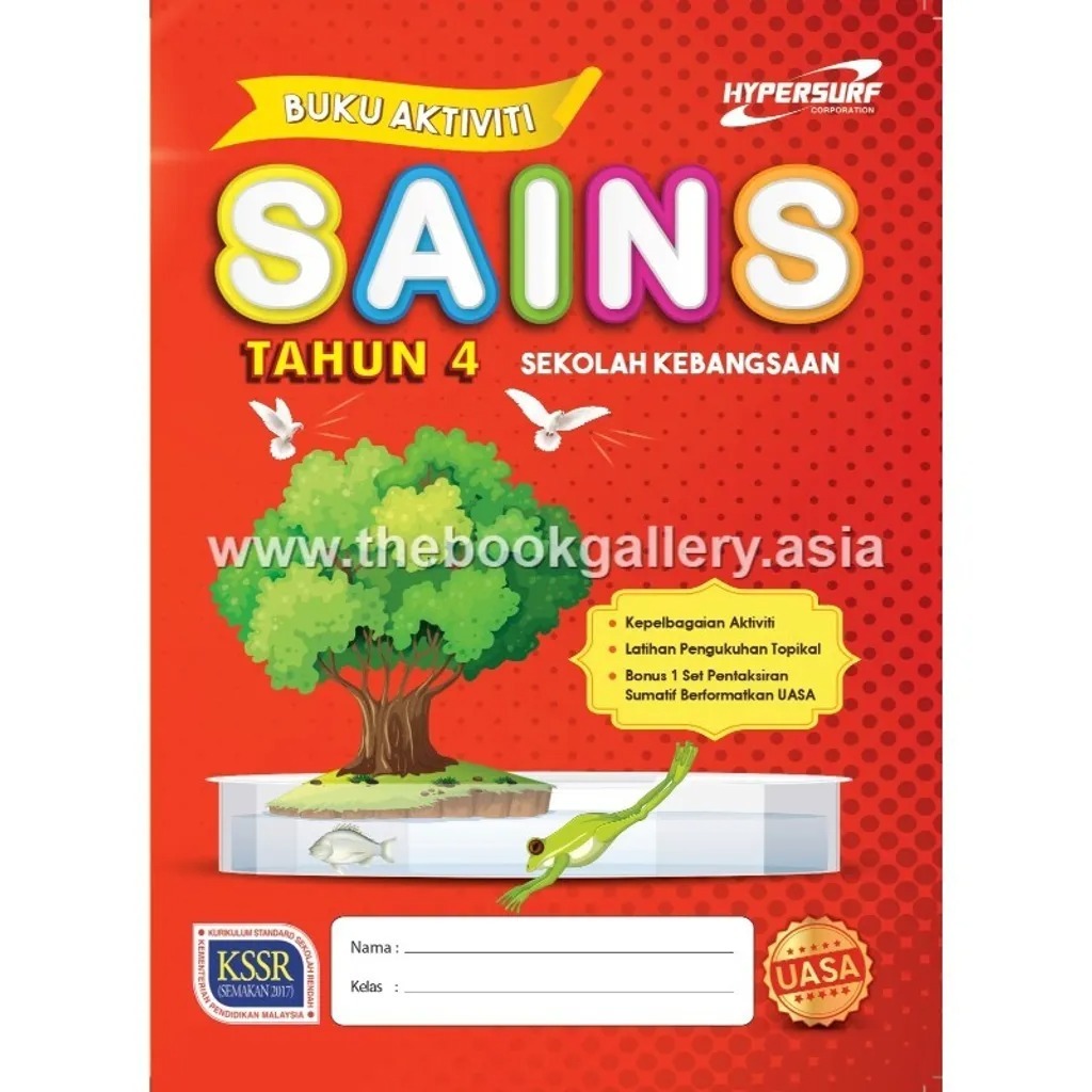 Buku Aktiviti Sains Tahun 4 SK [HYPERSURF] 978-967-443-1990 | Shopee ...