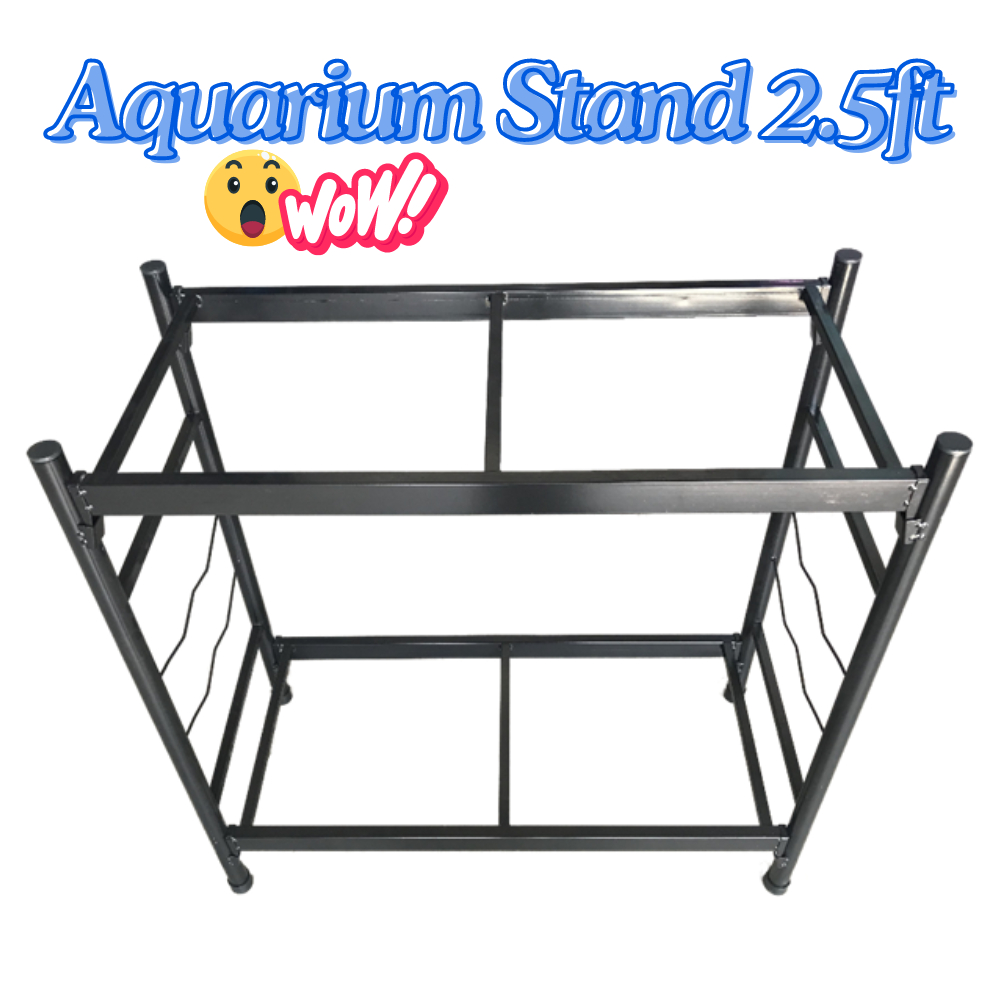 Aquarium Stand Besi (Single/Double Stand) for 2.5feet akuarium | Shopee ...