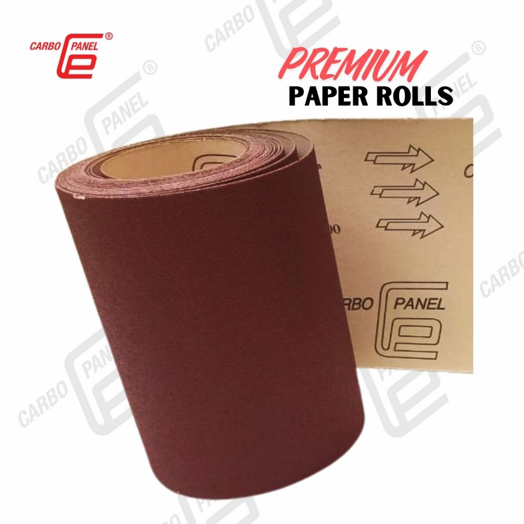 CARBO PANEL 150mm X 1M Sanding Paper Rolls Aluminium Oxide Kertas Pasir ...