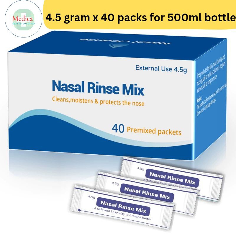 FDA CE certified nasal wash rinse salt 2.7g/4.5g | Shopee Malaysia