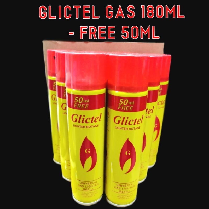 GAS REFILL 180ML FREE 50ML (USE FOR GAS LIGHTER / LONG NOZZLE GAS