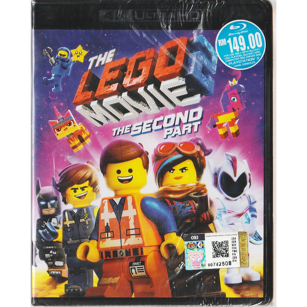 4K BLURAY : THE LEGO MOVIE 2 ( ORIGINAL 4K + BLURAY ) | Shopee Malaysia