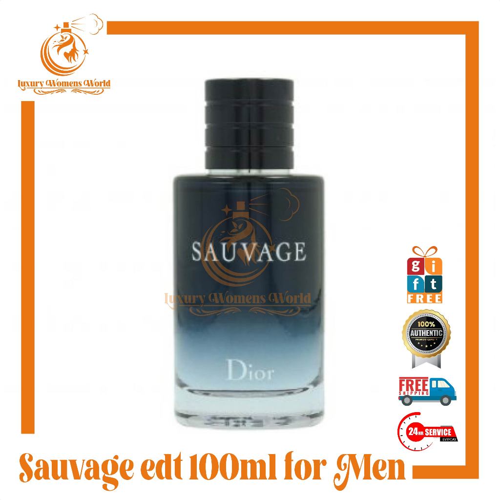 💯 Legit💥💥 🌟 Sauvage edt 100ml Perfume for men (Pos Dalam Masa 24 Jam