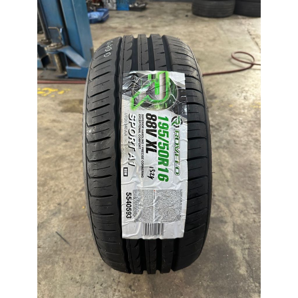 NEW TYRE ROVELO SPORT A1 195/50/16 | Shopee Malaysia