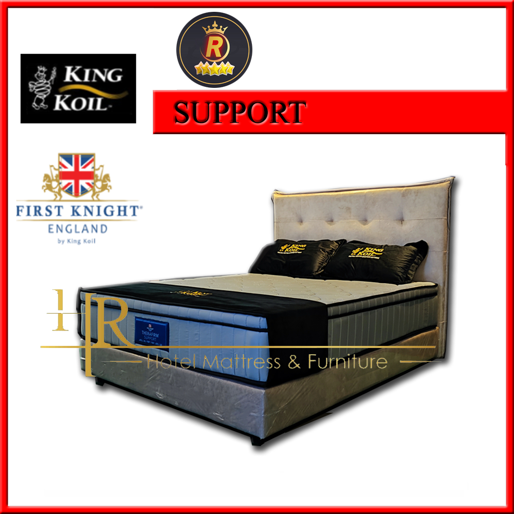 King Koil First Knight Therafirm Support Mattress 12" Mattress HR