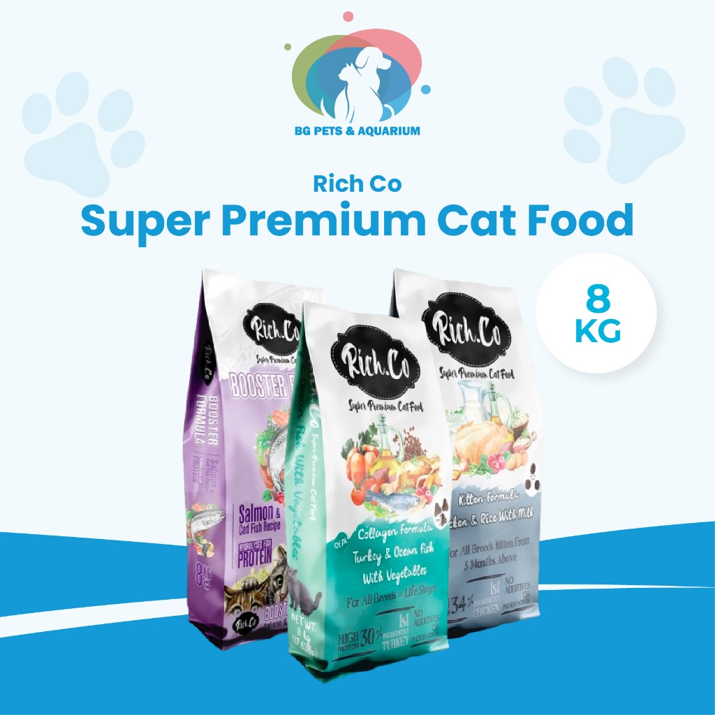 Rich Co Super Premium Cat Food 8KG / Makanan Kucing 8KG | Shopee Malaysia