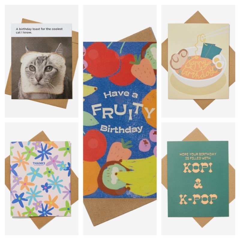 [ORIGINAL] TYPO PREMIUM WISHES CARD / BLANK CARD / NICE BIRTHDAY CARD ...